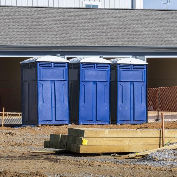 Heavy-duty construction site porta potty in South Haven, Michigan